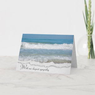 Ocean Surf Sympathy Card Karte