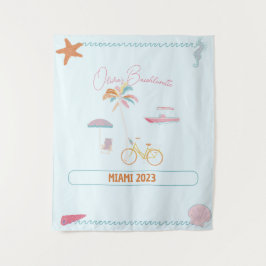 Ocean Theme Bachelorette Wandteppich