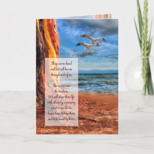 Ocean Theme Beileid von Soul Sonnets™ Karte