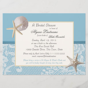 Ocean Theme Polterabend Einladung