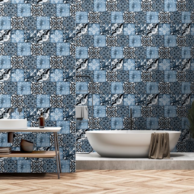 Ocean Tile Tapete (Badezimmer)