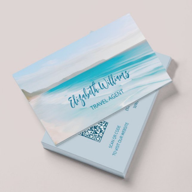 Ocean Travel Agent | QR-Code Visitenkarte (Von Creator hochgeladen)