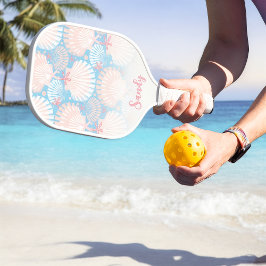 Ocean Treasures hellblau Pickleball Schläger