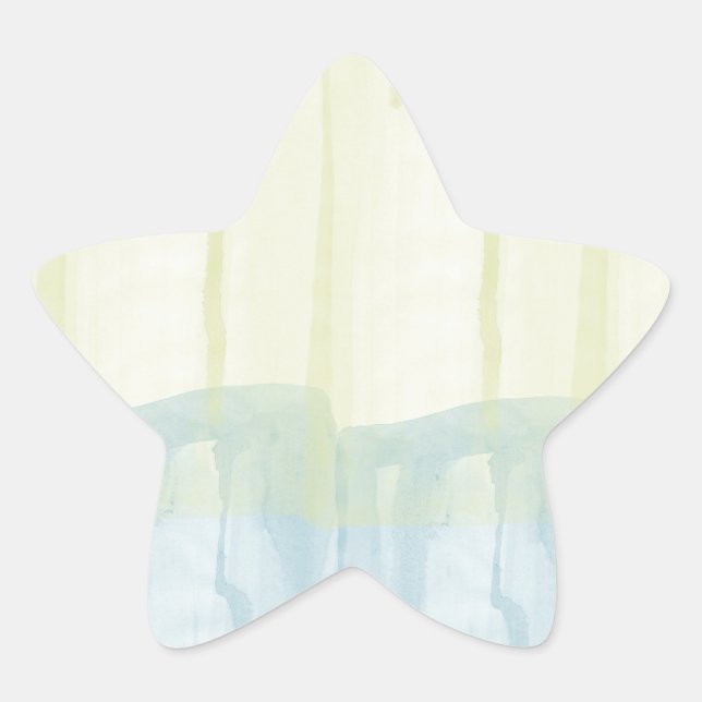 Ocean Tropfen Stern-Aufkleber (Vorderseite)