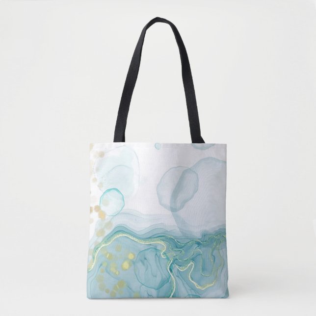 Ocean Vibes Beach Tote Bag (Vorderseite)