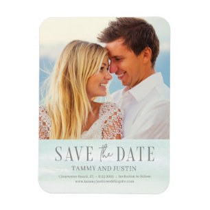 Ocean Vibes Beach Wedding rettet das Date Magnet