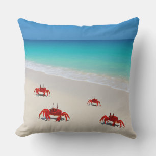 Ocean Vibes & Crabby Pride - Outdoor Throw Kissen