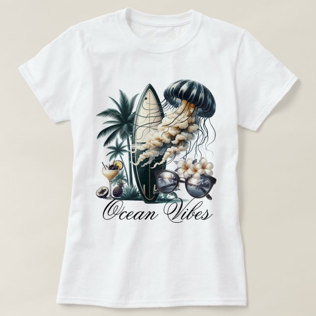 Ocean Vibes T-Shirt (Design vorne)