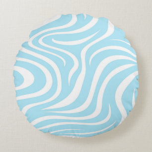 Ocean Vibes Throw Rundes Kissen