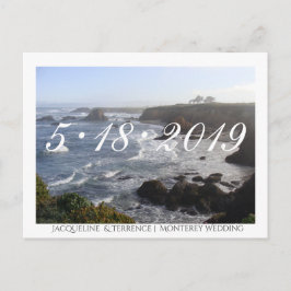 Ocean View California Save the Date Ankündigungspostkarte