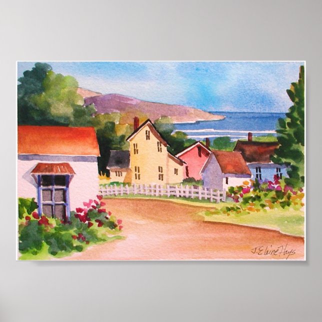 Ocean View Village Houses Poster (Vorne)