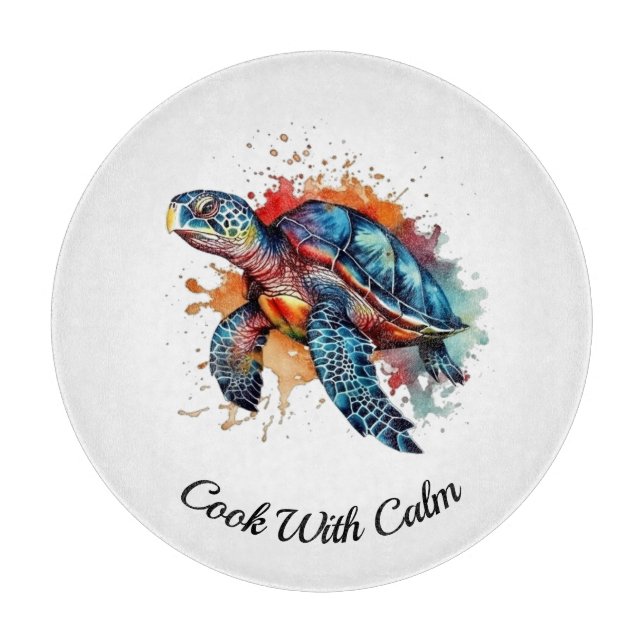 Ocean Wanderer, custom Schneidebrett (Vorderseite)