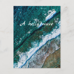Ocean Water Beach Waves Postkarte