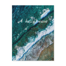 Ocean Water Beach Waves Postkarte