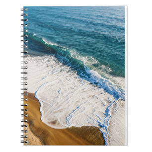 Ocean Wave Crashing on Beach Notizblock