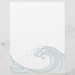 Ocean Wave Letterhead