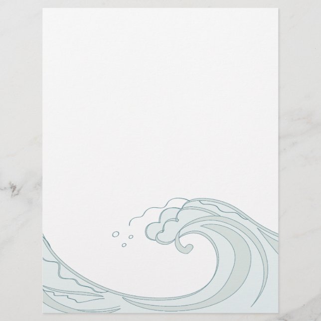 Ocean Wave Letterhead (Vorderseite)