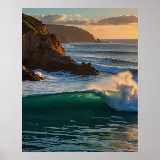 OCEAN WAVE POSTER (Vorne)