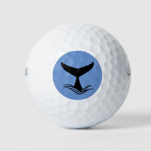 Ocean Wave Whale Schwanz Golf Balls Golfball