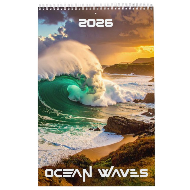 OCEAN WAVES - 2026 - KALENDER (Titelbild)