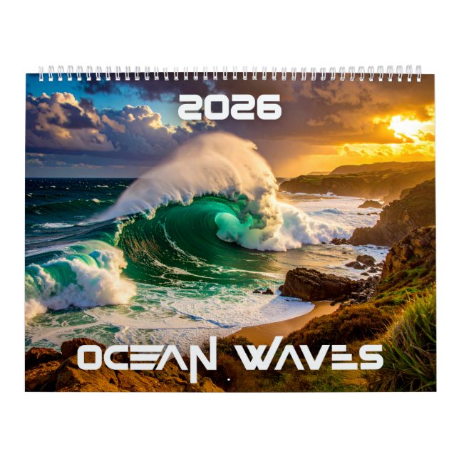 OCEAN WAVES - 2026 - KALENDER (Titelbild)