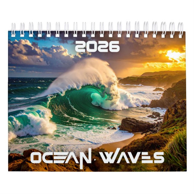 OCEAN WAVES - 2026 - KALENDER (Titelbild)