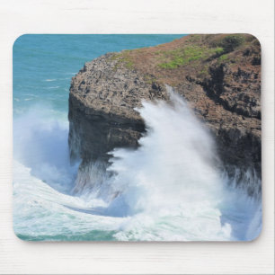 Ocean Waves Kilauea Kauai Mousepad
