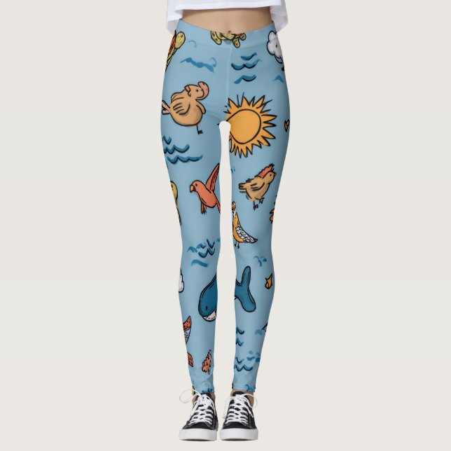 Ocean Waves Leggings Gift (Vorderseite)