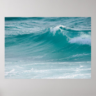ocean waves poster
