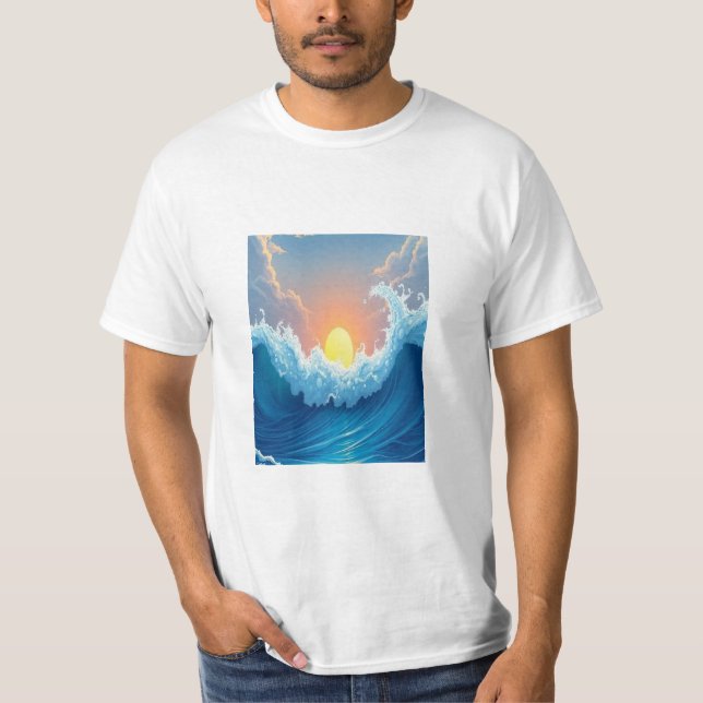 Ocean Waves T-Shirt (Vorderseite)