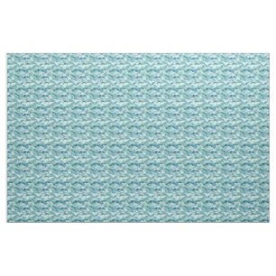 Ocean Waves Wasserfarbe moderne niedliche Muster Stoff
