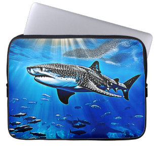 Ocean Whale Shark Riesenschwimmen Laptopschutzhülle