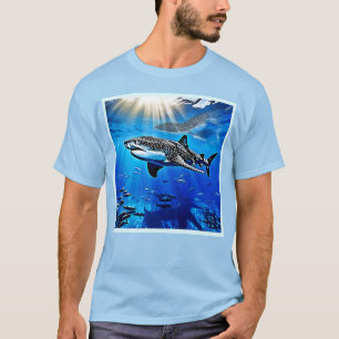 Ocean Whale Shark Riesenschwimmen T-Shirt
