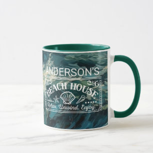 Ocean Whitecaps Malerei Tasse