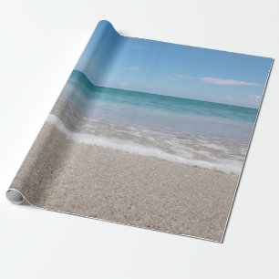 Ocean Wrapping Paper Beach Wedding Ocean I Natural Geschenkpapier