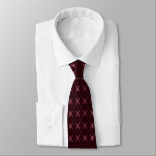 Ocean X Fraktal Merlot - Necktie Krawatte