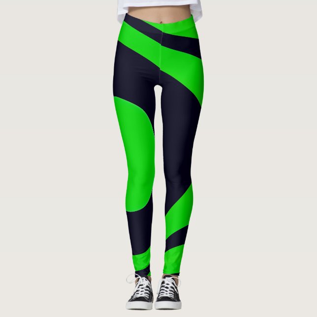 Oceana grüne Leggings (Vorderseite)