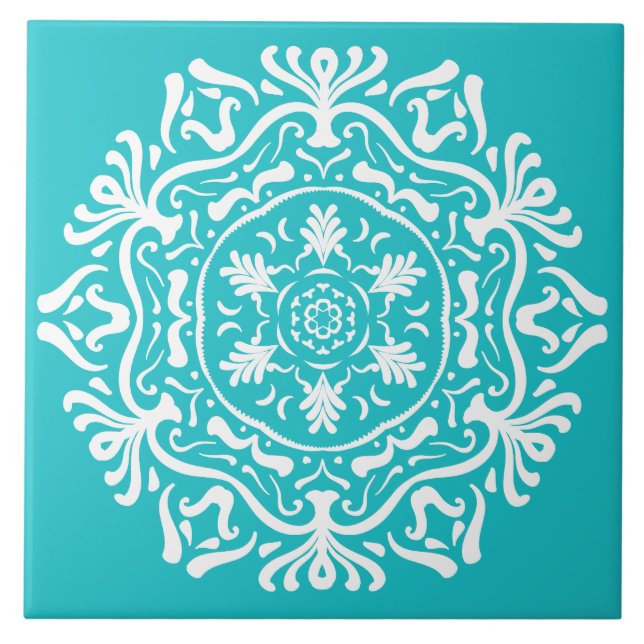 Oceana Mandala Fliese (Vorderseite)