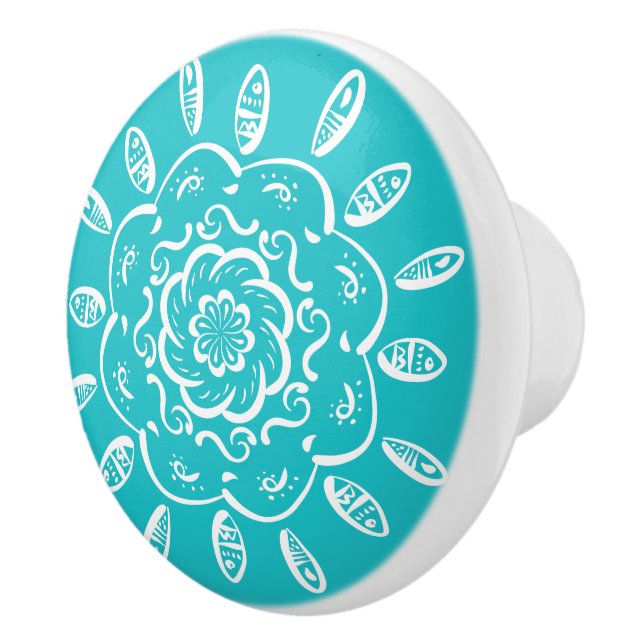 Oceana Mandala Keramikknauf (Rechts)