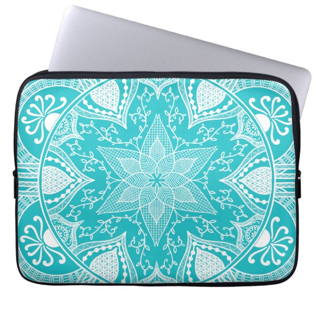 Oceana Mandala Laptopschutzhülle (Vorderseite)