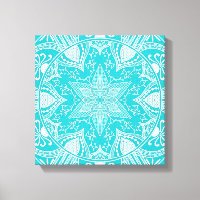 Oceana Mandala Leinwanddruck (Vorderseite)