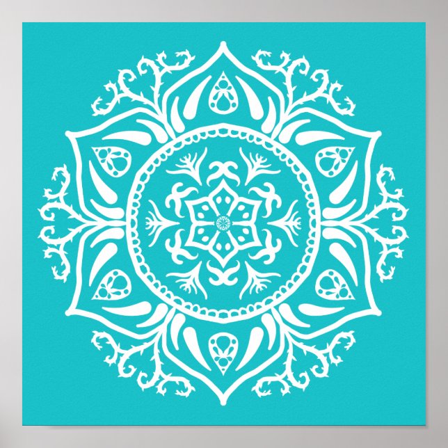 Oceana Mandala Poster (Vorne)