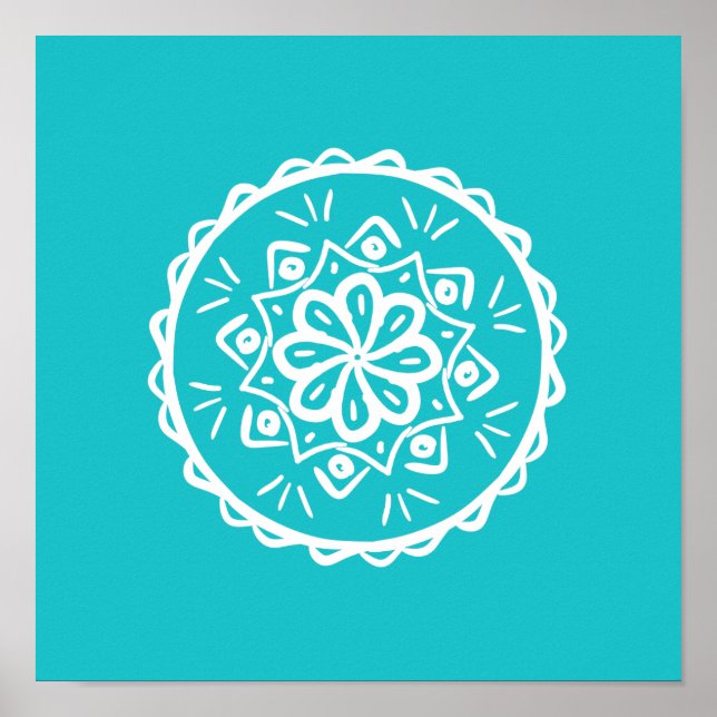 Oceana Mandala Poster (Vorne)