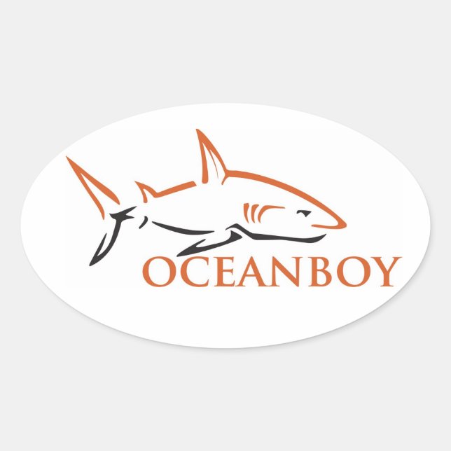 Oceanboy Ovaler Aufkleber (Vorderseite)