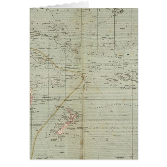 Oceania Atlas Karte (Vorne)