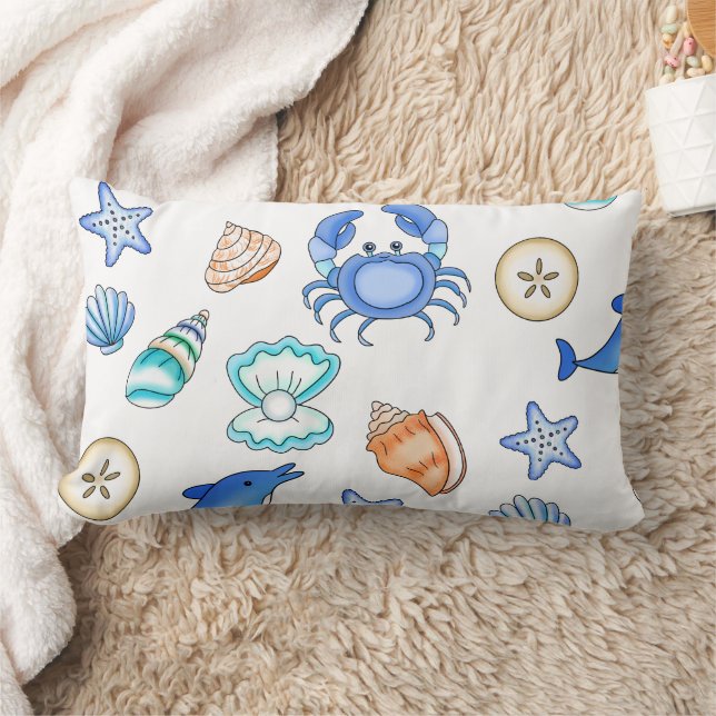 Oceanic Art Lendenkissen (Decke)