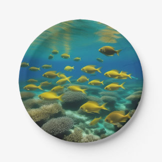 "Oceanic Elegante: Fish Underwater Collection Pappteller