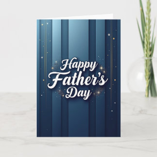 Oceanic Fathers Day Script Card Karte
