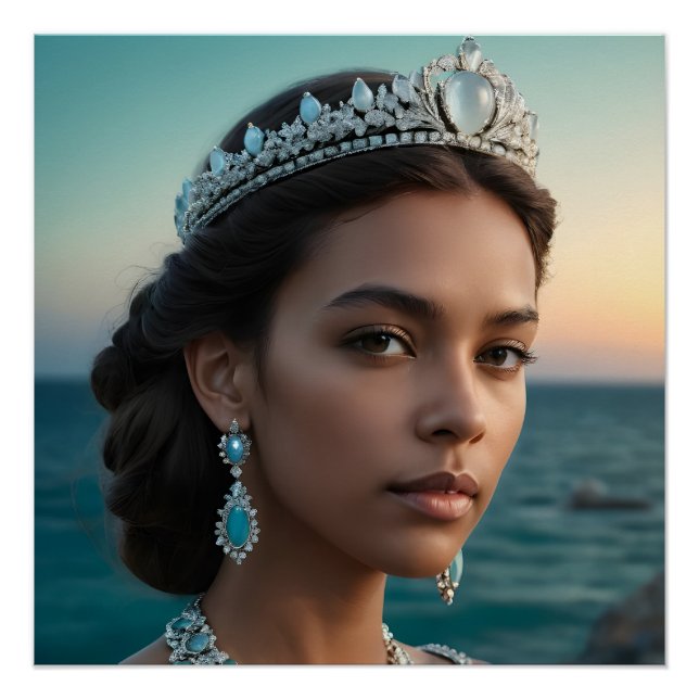 Oceanic Jewel Glow Poster (Vorderseite)