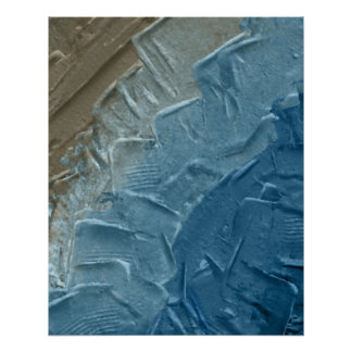 Ocean's Edge: Ein digitales Bild der Ruhe Poster